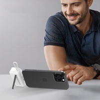 Banque d'Alimentation Magnétique Sans Fil Mini Portable 5000mAh OEM pour Montre avec Support pour iWatch