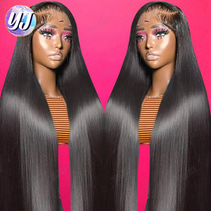 Parrucca Frontale in Pizzo da 50 Pollici, Parrucca in <span class=keywords><strong>Capelli</strong></span> Umani <span class=keywords><strong>Veri</strong></span> Grezzi Cambogiani da 30, 40, 50 Pollici, <span class=keywords><strong>Parrucche</strong></span> Personalizzate <span class=keywords><strong>Naturali</strong></span> per Saloni di Bellezza e Uso Personale con Etichetta Privata - Product Image 2