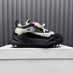 Zapatillas de diseñador ODSY 1000 con cordones, transpirables, de malla, para correr, con aumento de altura, cómodas, de cuero, con flechas decorativas - Product Image 2