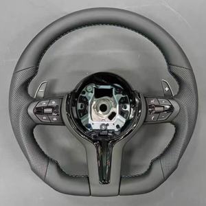 レザーカーステアリングホイールBMW F30 F10 F15 F20 F22 F25 F32 M3 M5 E46 E60 E70 E90 E91 - Product Image 6