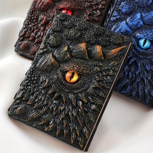 Wholesale Simple <strong>Personalized</strong> Dragon Eye Embossed Retro Loose-leaf <strong>Journal</strong> Creative Notebook <strong>Diary</strong> Customizable Dragon Eye - Product Image 3