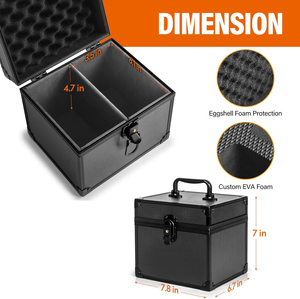 Trong Kho Nhôm Trường Hợp Thể Thao Lưu Trữ Thẻ Trường Hợp Chơi Thẻ Xếp Hạng Tấm Hộp Mtg Top Loader Chủ Thẻ Trường Hợp Khó khăn Cho Collector - Product Image 4