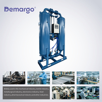 Sécheur d'air industriel Demargo 25 mètres cubes en acier inoxydable micro-chauffé bleu, garantie 1 an pour déshydratant d'air comprimé