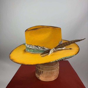 <span class=keywords><strong>Sombrero</strong></span> Fedora <span class=keywords><strong>de</strong></span> <span class=keywords><strong>Lana</strong></span> <span class=keywords><strong>de</strong></span> Alta Calidad con Ala Plana y Pluma, Sombreros <span class=keywords><strong>de</strong></span> <span class=keywords><strong>Lana</strong></span> Desgastados para <span class=keywords><strong>Hombre</strong></span> y Mujer, <span class=keywords><strong>Sombrero</strong></span> <span class=keywords><strong>Vaquero</strong></span> <span class=keywords><strong>de</strong></span> Lujo Personalizado - Product Image 4