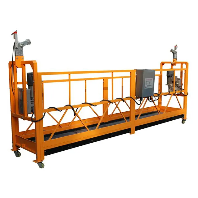 ZLP series adjustable cleaning construction suspended lifting work platform/ gondola /scaffolding cradle