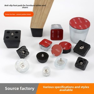 Nhà Máy Trực Tiếp Đồ Nội Thất Miếng Đệm Không Trượt Chịu Mài Mòn Nâng Cao Độ Ẩm Bằng Chứng Mềm <span class=keywords><strong>PVC</strong></span> Miếng Đệm Cao Su Cho Bàn Ghế - Product Image 5