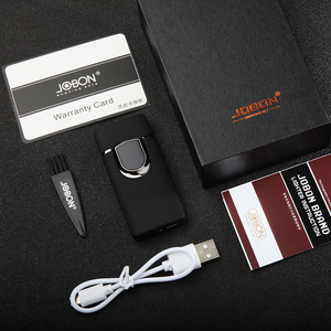 JOBON Bật Lửa CuộN Nhiệt Sạc <span class=keywords><strong>USB</strong></span>, Bật Lửa Điện Tử Chống Gió Sạc Được Không Lửa Bằng Kim Loại Sáng Tạo Có Đèn LED - Product Image 3