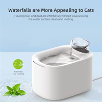 Ensemble de distributeur de nourriture et d'eau pour animaux de compagnie, distributeur d'eau automatique pour chat, distributeur automatique de nourriture et d'eau pour chats ou chiens