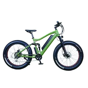 2024 gros pneu vélo électrique de montagne à vendre/vélo électrique à suspension complète/vélo électrique de montagne à gros pneus