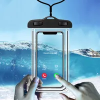 غطاء هاتف مضاد للماء آيفون جميع الهواتف الذكية حالة تحت الماء الهاتف الحقيبة لسامسونج غطاء حقيبة