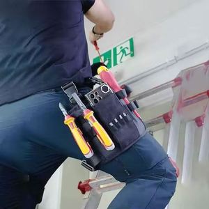 Échantillon gratuit : Pochette de rangement à double compartiment pour outils de réparation avec ceinture réglable pour électricien - Product Image 2