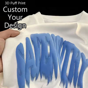 เสื้อยืดผู้ชายคุณภาพสูง OEM ทรงปกติ ผ้าฝ้าย 100% ปักโลโก้ตัวอักษร 3 มิติแบบกำหนดเอง เป็นมิตรกับสิ่งแวดล้อม ไม่หดตัว ไม่เป็นขุย - Product Image 2