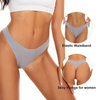 String pour femmes String String pour adolescentes G-string Sous-vêtements sexy G String de créateur Culotte string sans couture imprimée avec logo personnalisé