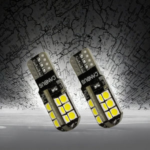หลอดไฟ LED 2W T10 Canbus 24 SMD 3030 ป้องกันไฟแจ้งเตือนความผิดพลาด ไม่มีขั้ว ไม่จำกัดทิศทาง ใช้ได้กับไฟส่องป้ายทะเบียนรถยนต์ สีแดง 12V - Product Image 3