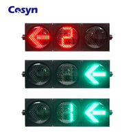 Feux de signalisation routière personnalisables à flux élevé 200mm 300mm 400mm, prix usine, feux de signalisation routière LED 12V à vendre