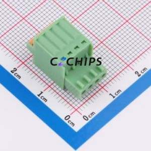 XY2500F-T-2.5-4P Plug-in Terminal Block P=2.5mm Connector ( Connector Type: Plug )( Construction: 1x4P )( Pitch: 2.5mm ) - Product Image 2