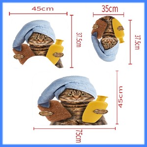 XinLan Customized <strong>Bathroom</strong> Curtain, Colorful <strong>Funny</strong> Polyester Cat Shower Curtain and Bath Mat - Product Image 6