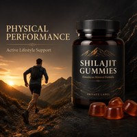 Gummies de Shilajit à formule personnalisée OEM sous marque privée avec mousse marine et Ashwagandha