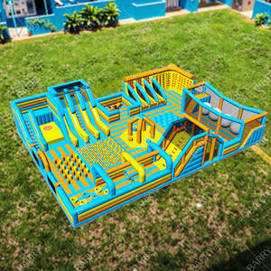 Maison de rebond énorme extérieur parcours d'obstacles aire de jeux gonflables produits de <span class=keywords><strong>parc</strong></span> d'attractions à vendre - Product Image 2