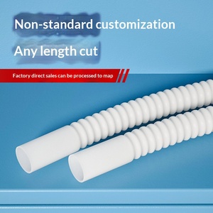 Tuyau F46 blanc laiteux en PTFE <span class=keywords><strong>PFA</strong></span> transparent pour tuyau corrugué, anti-corrosion, résistant aux hautes températures, FEP - Product Image 2