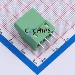 1705472 Screw Terminal Block Through hole Component (THT),P=5.08mm Connector 5.08mm Green 3P 1 - Product Image 2