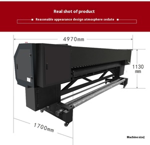 Imprimante photo jet d'encre éco-solvant haute vitesse 3,2 m avec impression grand format multicolore pour affichages publicitaires - Product Image 6
