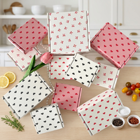 Boîte cadeau en carton ondulé rose en forme d'avion, colorée et à petit motif, pour faux ongles et bijoux, fabriquée en Chine, vente en gros