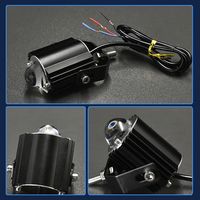 Lentille de projecteur bicolore à LED pour phares de voiture Phares de moto 15W 15000Lm Accessoires de lampe Spot Lights