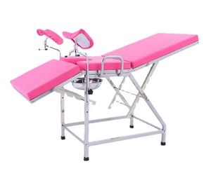 Epoxid beschichteter Edelstahl rahmen Frauen Geburtshilfe Arzt Untersuchung tisch Stuhl Bett Lieferung Bett - Product Image 6