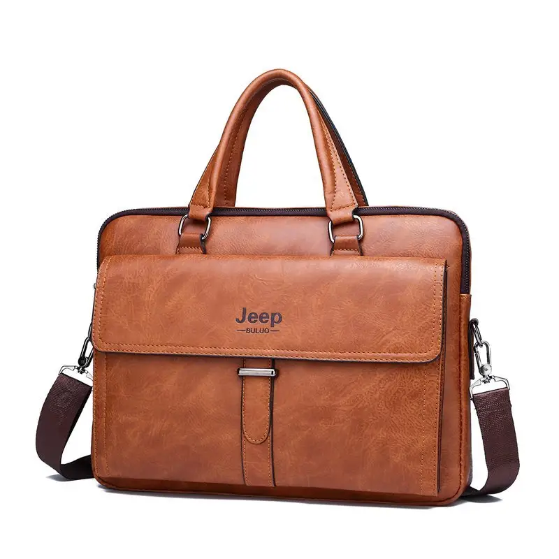 Shoulder Bag Bag Shoulder Bag Briefcase 15.6 Inch Laptop Sling Bag Pu Leather Messenger Man Shoulder Bag