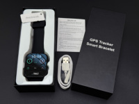 Montre connectée d'urgence pour personnes âgées VA80 RTOS 4G pour les patients atteints de la maladie d'Alzheimer avec détection de chute, GPS, appel SOS, carte SIM, écran incurvé