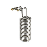 Échangeur de chaleur hélicoïdal en acier inoxydable, condenseur de refroidissement, serpentin à vapeur, refroidisseur de moût, serpentin de refroidissement, serpentin hélicoïdal multicouche