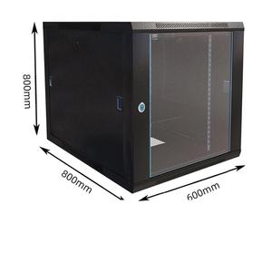 Gabinete de red 4U OEM 9U 5U <span class=keywords><strong>7U</strong></span> 2U 12U Armarios de caja de metal 15U Estante de pared Servidor interior negro para centro de datos - Product Image 4