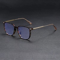 Monture de lunettes optiques tendance 2026 pour femmes, anti-lumière bleue, pour hommes, grandes lunettes carrées de style professionnel, monture de lunettes de vue vintage