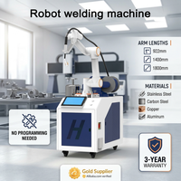 Robot de Soldadura Cobot sin Programación CE, 350A/500A, Brazo Robótico de 6 Ejes con Motor y Caja de Cambios para Automatización Industrial