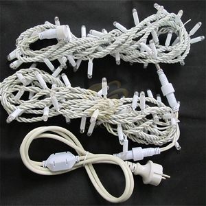 Xman-Cable de goma de Color negro conectable para exteriores, luz LED de hadas para Navidad, IP65 - Product Image 1