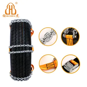 BOHU Snow Chains Galvanized Tire Chains Alloy Steel Emergency Snow Chain Emergency Tools