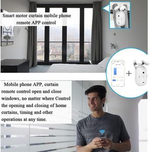 ระบบเปิด-ปิดม่านอัจฉริยะแบบเงียบ รองรับรางรูปตัวยู/ตัวที และรางแบบโรมัน รองรับการใช้งานกับ Alexa และ Google Home - Product Image 5