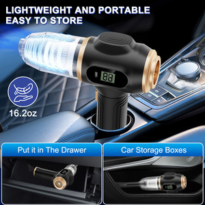 <span class=keywords><strong>Aspirateur</strong></span> sans fil portatif sans sac <span class=keywords><strong>à</strong></span> aspiration et soufflage intégrées, haute puissance, pour voiture et maison - Product Image 4