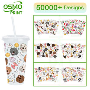 Osmo Factoroy Venta al por Mayor Personalizada Ocean Lifes 24oz Venti UV DTF Pegatinas de Transferencia de Patrón Marino para Tazas de 24oz - Product Image 3