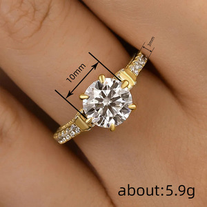 Anello con Fiocco Laterale a Sei Punte per Donna - Product Image 6