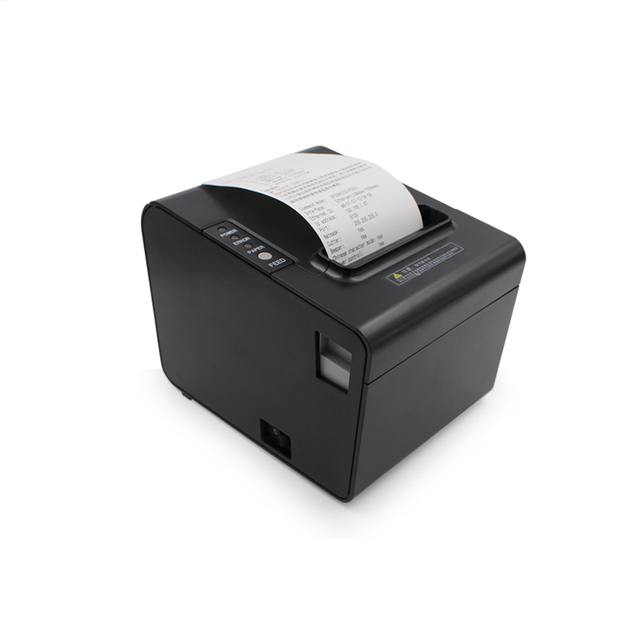 80mm Thermal Receipt Printer for Restaurant Kitchen, POS Printer with Auto Cutter USB Serial Ethernet Interface for ESC/POS