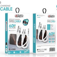 Kabel Data micro-usb dengan 60W, bahan silikon pengisian daya Cepat secara universal kompatibel dengan ponsel dan perangkat