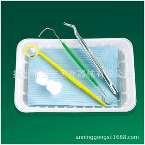Anning Brand Disposable Oral Examination Kit With Mirror <b>Probe</b> And Tweezers For Dental Care - Product Image 4