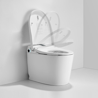 WC monobloc intelligent K3 en céramique moderne avec réservoir d'eau intégré dissimulé et anti-refoulement