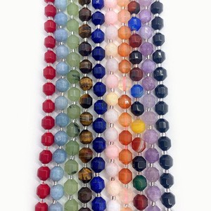 <span class=keywords><strong>Collana</strong></span> Fai-da-Te con Perle Cubiche Sfaccettate Naturali - Perle Quadrate Sfaccettate in Quarzo <span class=keywords><strong>Naturale</strong></span> per Creazione di Gioielli - Product Image 1