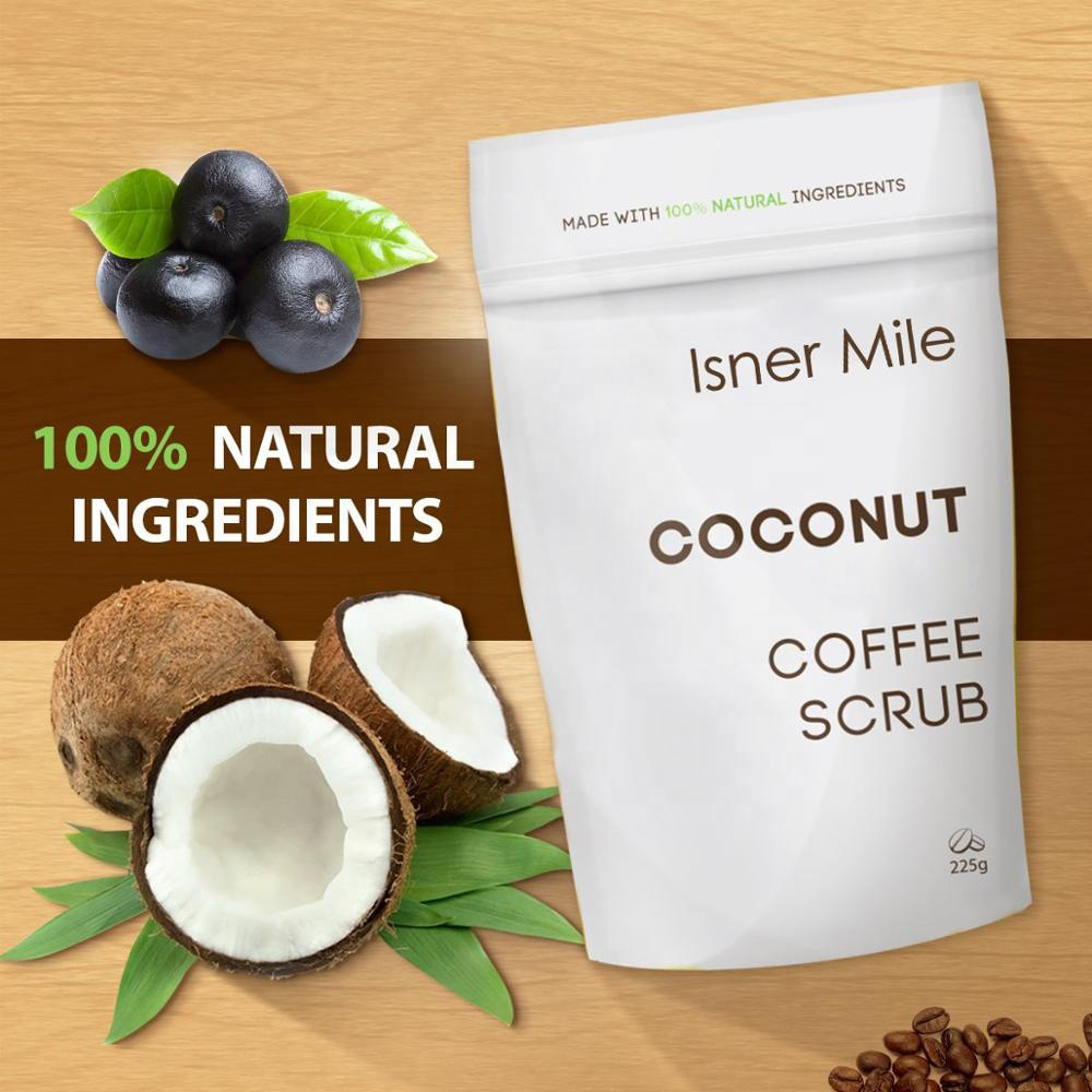 ODM/OEM Private Label Natural Coconut Coffee Body Scrub