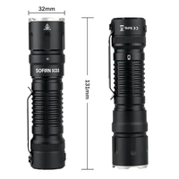 Linterna EDC Sofirn SC33 de 5200LM, Recargable por USB C, Alto Lumen, XHP70.3 HI, Batería 21700, Potente Linterna con Controlador de Potencia
