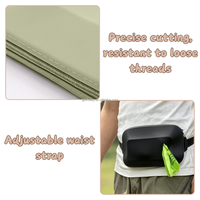 Pochette d'entraînement multifonctionnelle en silicone pour chien, étanche, pour extérieur, avec distributeur de sacs à déjections canines