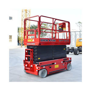 Elevador de tijera sobre orugas Eléctrico Autopropulsado Plataforma hidráulica Motor de acero de trabajo aéreo Nuevo para la construcción - Product Image 3